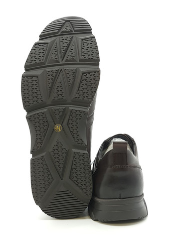 Коричневые чоловічі кросівки сірі шкіряні bv-17-3 27 см (р) Boss Victori
