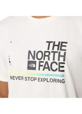 Белая футболка foundation graphic nf0a55efq4c1 The North Face