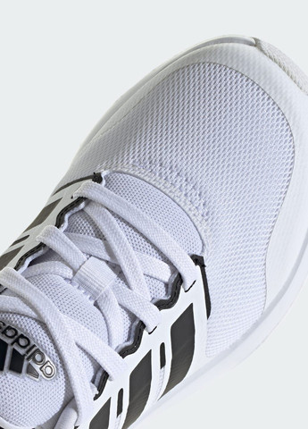 Білі всесезонні кросівки fortarun 2.0 cloudfoam lace adidas