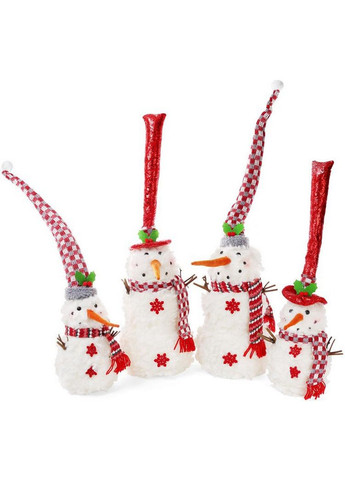 Новогодняя мягкая игрушка "снеговик в шапке" Bona (282594275)