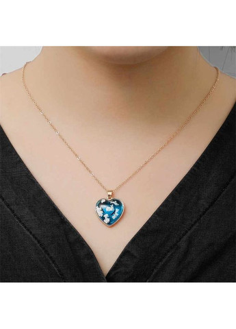 Женский кулон, подвеска в форме Сердца, с облаками и птицами ''Heavenly heart'' China (366874908)