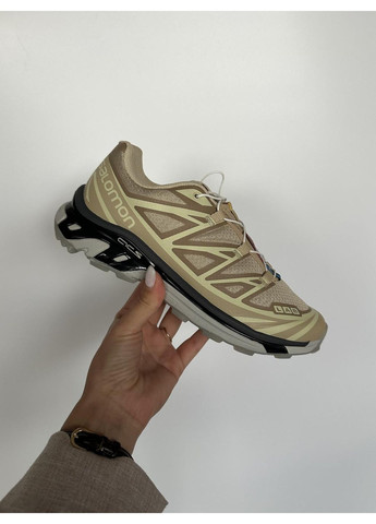 Бежеві Осінні кросівки чоловічі salomon s lab xt-6 clear safari саломон хт-6 No Brand