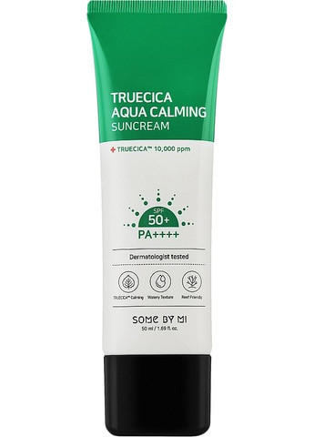 Some By Mi Успокаивающий крем для лица солнцезащитный Truecica Aqua Calming Suncream 50PA++++ 50ml (2-1003776) — Крем, Южная Корея (369795076)