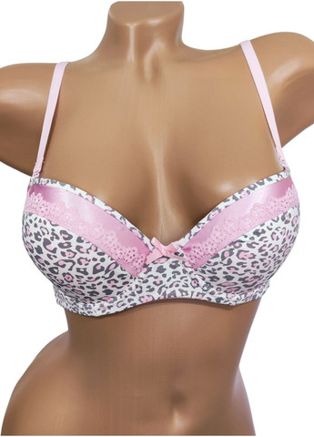 Розовый корбей бюстгальтер Lemila с косточками