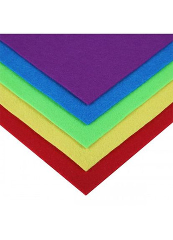 Набір м'якого фетру 743254 21х30см 5 листів мультиколор Santi (364754250)