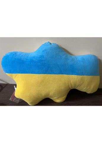 Подушка «Карта України» декоративна м'яка іграшка 57 × 36 × 13 см Gulliver (379869127)