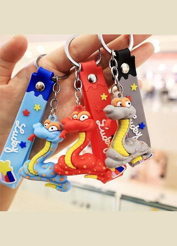 Мультяшний брелок-кулон у вигляді Змії – символ 2025 року в подарунковій упаковці No Brand (307908707)