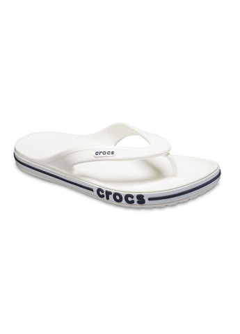 Белые шльопанці Crocs
