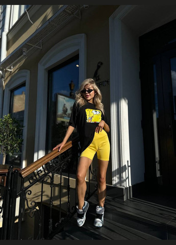 Костюм трійка Спанч Боб,футболка,велосипедки,ліф No Brand (333932173)