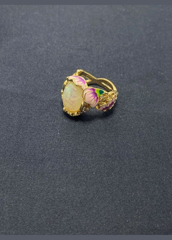 Женское кольцо / перстень с искусственными цветами и камнями Oxa золотистая ( ) Xuping Jewelry (330618884)