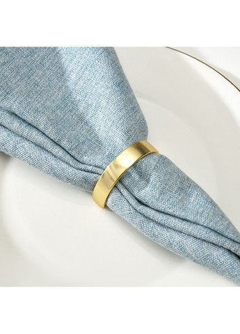 Кільце для серветок металеве, золотисте, сервірувальне кільце «Golden ring» China (366874728)