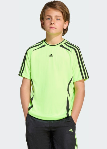 Зелена демісезонна футболка teamgeist kids adidas