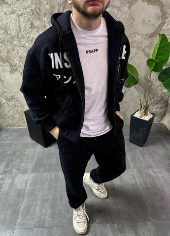 Костюм утеплений драпп на флісі зимовий стильний модний зима осінь 2025 No Brand (370709242)