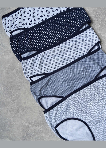 Трусики батал жіночі набором з 5 шт, мікс Nicoletta (304640182)