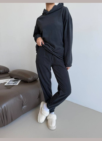 Базовий флісовий костюм з худі та джогерами Adelante (316354746)