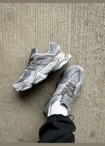 Кроссовки женские и мужские New Balance 9060 casterlock grey | Нью Беланс 9060 серые No Brand серые всесезоны (311314448)