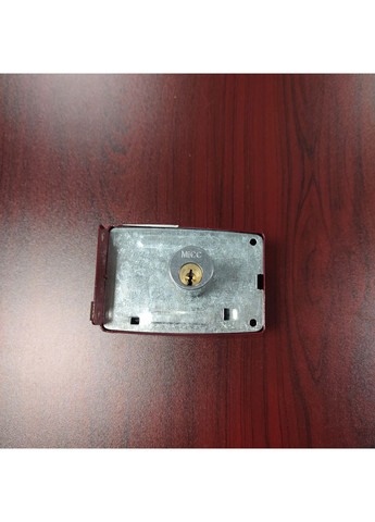 Замок накладний 14-04 червоний 101 No Brand (362492467)