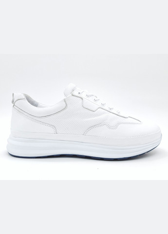 Белые всесезонные мужские кроссовки белые кожаные rv-19-1 28,5 см (р) Rovigo