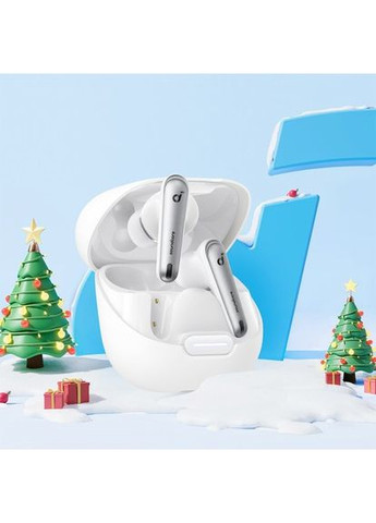 Навушники Anker Liberty 4 NC TWS, адаптивне ANC 2.0, швидка зарядка - білі Soundcore (354338100)