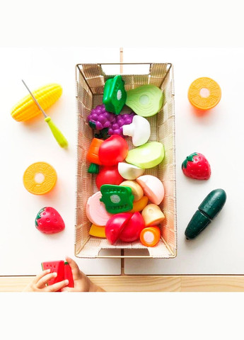 Игровой набор для двоих - ОВОЩИ-ФРУКТЫ НА ЛИПУЧКАХ Battat Lite (339781261)