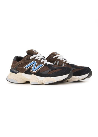КРОССОВКИ ЖЕНСКИЕ NEW BALANCE 9060 BROWN BLACK НЬЮ БЕЛАНС 9060 No Brand чёрные демисезоны (367172761)