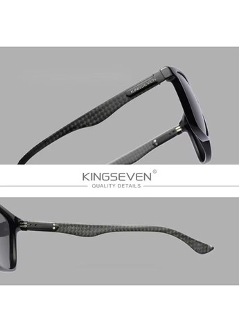 Чоловічі поляризаційні сонцезахисні окуляри 530 Black Gray KINGSEVEN (369465024)