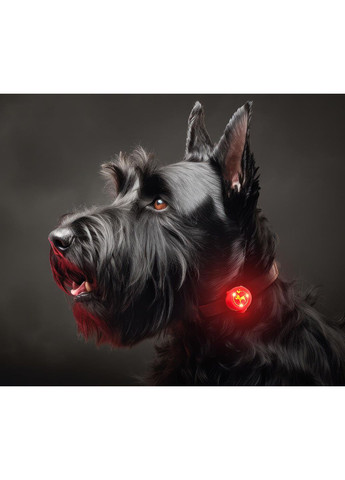 Світлодіодний кулон силіконовий, червоний Happet (353688774)