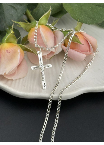 Комплект религиозный детский "Крестик с цепочкой" No Brand (323017129)