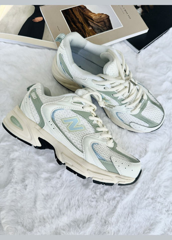 Кросівки жіночі New Balance 530 Beige Mint | Нью Беланс 530 бежеві No Brand бежеві демісезони (342059646)