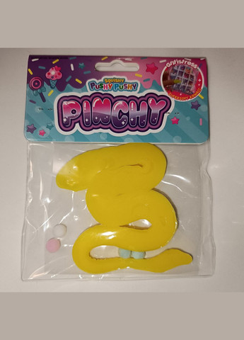 Cквиш Змея-антистресс силиконовая Желтая No Brand (342064545)