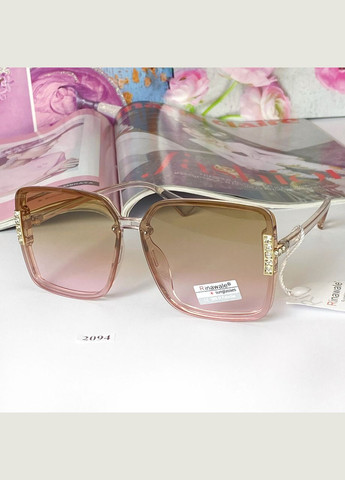 Квадратные очки розовые No Brand (302316638)