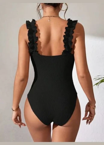 Элегантный боди женский с рюшами 314 No Brand (350886138)