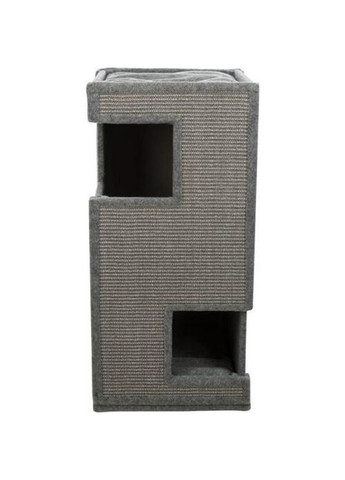 Царапка Башня Gabriel для кошек, сизаль/фетр/флис, 38х38х78 см (светло-серый) Trixie (324625355)