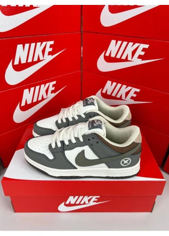 Кросівки x Yuto Horigome Grey White Brown (Розмір ) No Brand SB Dunk Low сіро-коричневі (378647621)