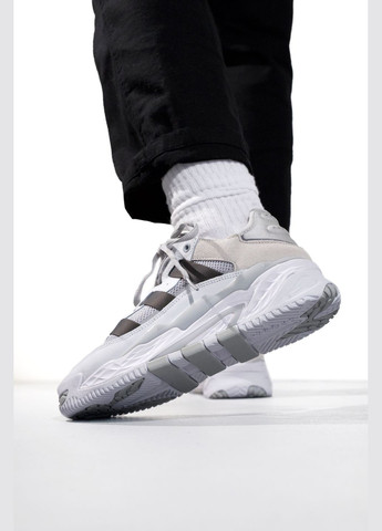 Кросівки жіночі і чоловічі Adidas Niteball white | Адідас Найтбол білі No Brand білі демісезони (316663521)