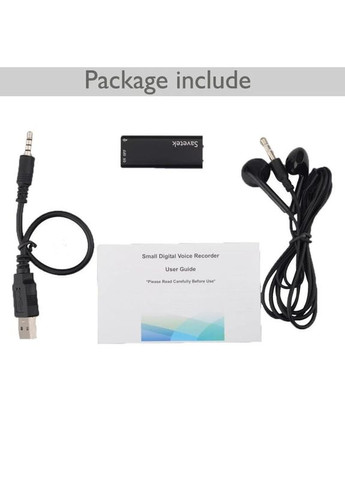 Мініатюрний диктофон з активацією голосом 200 (GS-R01s), 8 Гб, Mp3, VOX, 8 годин запису (100301) Savetek (321960281)