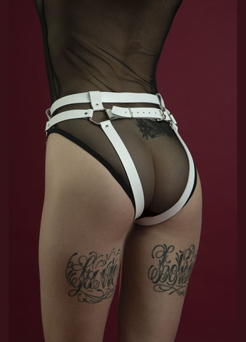 Гартеры Belt Briefs Белые - CherryLove Feral Feelings (282708155)