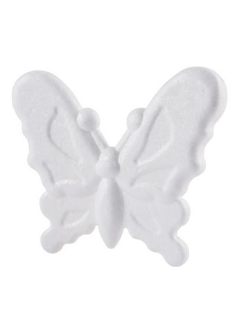 Пінопластова заготовка Метелик 743091 14 см білий Santi (364761647)