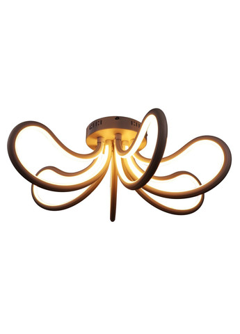 Люстра светодиодная потолочная LED светильник для квартиры на потолок лэд с пультом 25583 Белый 26х71х71 см. Sunnysky (364763052)