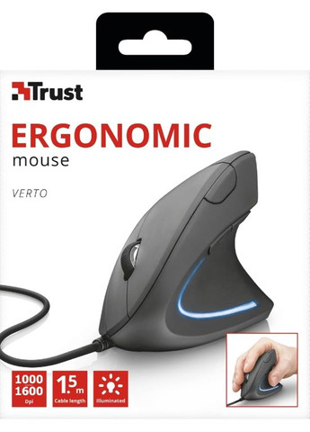 Миша 22885_TRUST Verto Ergonomic, USB-A, Trust (362712776)