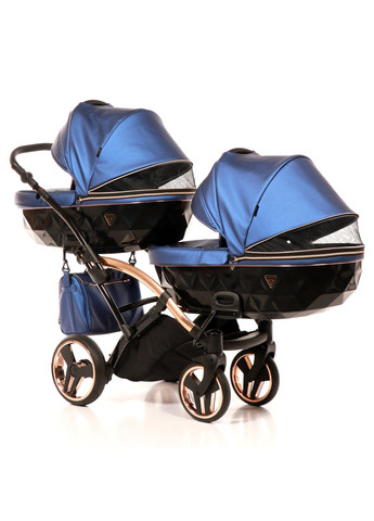 Універсальна коляска для двійні 2 в 1 Fluo line Duo Slim 01, синій () Junama J-Fl-DUOs-01 (335030523)