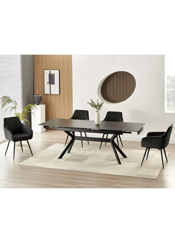 Стіл обідній розкладний IMPERIA 180(240)*90 чорний IMPERIAC180 Signal (372178677)