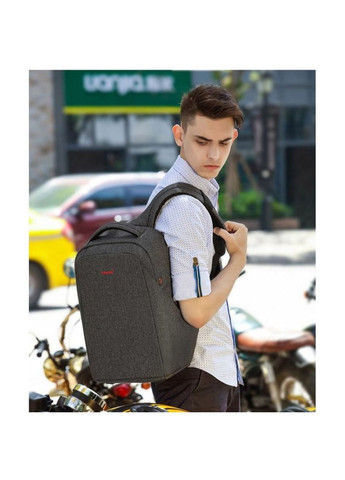 Рюкзак для подорожей чоловічий з відділом ноутбука T-B3237U 16 дюймів Grey (with box) (T-B3237U) Tigernu (301871672)