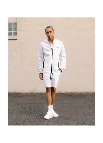 Шорты мужские Tech Fleece Shorts White Nike (366039171)