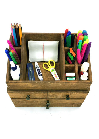 Настольный органайзер из дерева Ашвуд мускат (КНЦ-007007) No Brand (328227802)