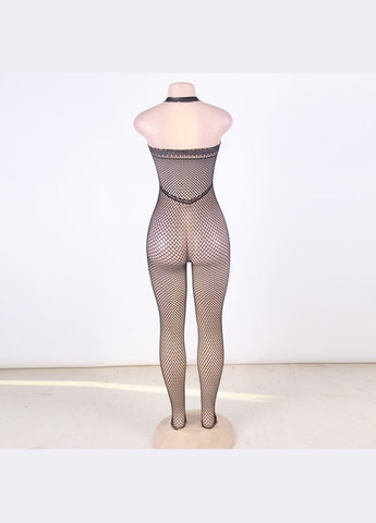 Комбинезон сетка с открытой спиной Star Night черный XS-M No Brand (303883895)