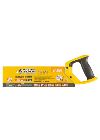 Ножовка для фанеры Mastertool 300мм x 12T x 3D (14-2702) Master Tool (335048252)