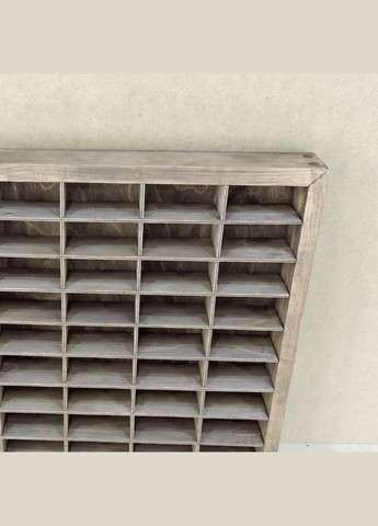 Стелаж для іграшкових машинок з дерева Форд 60 капучино (СДМ-060409) No Brand (328605317)