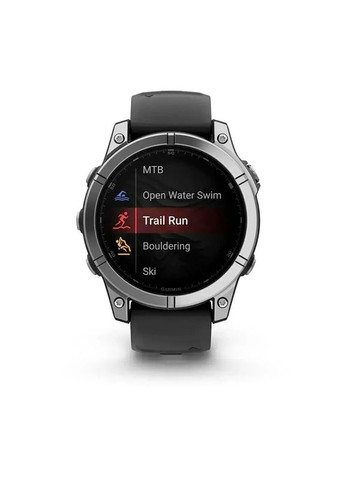 Смарт-годинник fenix E,47mm,Stainless Steel/Black Garmin (357435811)