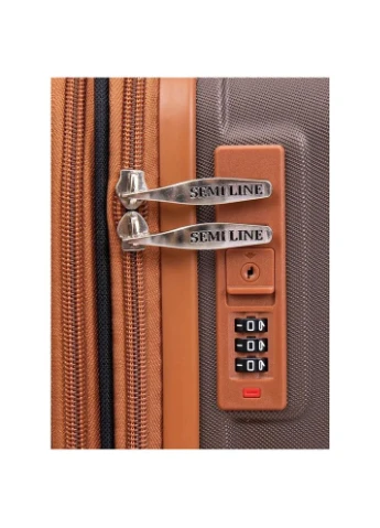 Чемодан 20" S T5850-1 Brown (DAS303355) Semi Line (391471820)